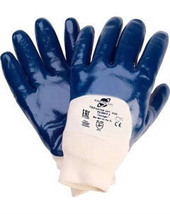 Перчатки защитные Arcticus Трикотажные х/б с част. нитриловым покрытием / 4430