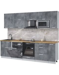 Кухонный гарнитур Интерлиния Мила Лайт 2.7-ПМ2