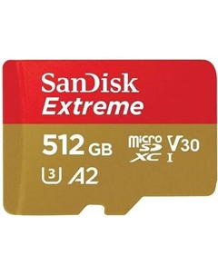 Карта памяти SanDisk Extreme MicroSDXC 512GB (SDSQXAV-512G-GN6MN) Sandisk