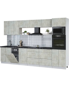 Кухонный гарнитур Интерлиния Мила Лайт 3.3-ПМ3