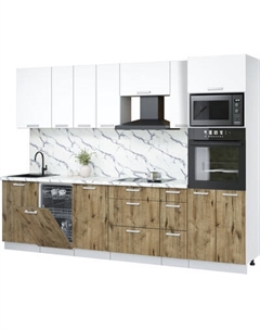 Кухонный гарнитур Интерлиния Мила Лайт 2.9-ПМ3