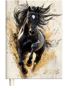 Ежедневник Escalada Вороной конь 2026 / 70307