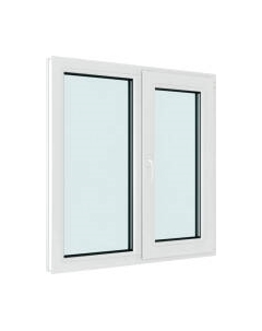 Окно ПВХ Rehau Futuruss Двухстворчатое Поворотно-откидное правое 2 стекла