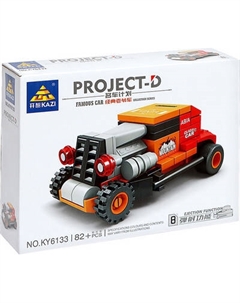 Конструктор Kazi Гонка. Мощные моторы. Хот-род KY6133 / 10856736