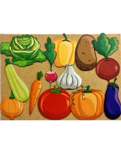 Развивающая игра Учитель-Канц Овощи. С развивающими карточками / 4680088302959 Учитель-канц