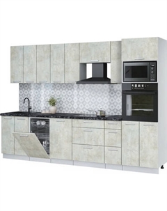 Кухонный гарнитур Интерлиния Мила Лайт 3.05-ПМ3