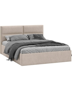 Полуторная кровать ТриЯ Глосс универсальная с ПМ Тип 1 140x200 и заглушиной Трия