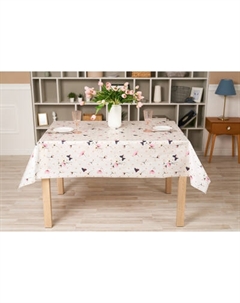Скатерть Stolima Napco Бабочки и горох 4013