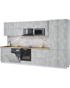 Кухонный гарнитур Интерлиния Мила Лайт 3.5-ПМ2