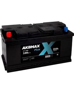 Автомобильный аккумулятор AKBMAX Plus 100L 810A Akbmax