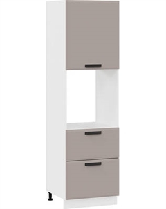 Шкаф-пенал кухонный ТриЯ Тиана 1П6Я2 с одной дверью и двумя ящиками Трия
