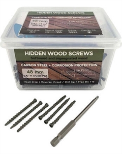 Саморез Finka Hidden Wood Screws C4 48mm