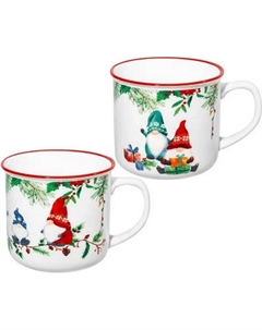 Набор кружек Elan Gallery New Bone China Гномики / 230277 Elan gallery