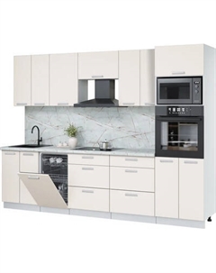 Кухонный гарнитур Интерлиния Мила Лайт 2.85-ПМ3