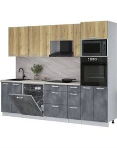 Кухонный гарнитур Интерлиния Мила Лайт 2.7-ПМ1