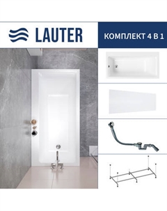 Ванна акриловая Lauter Seraphina 170x80 / 2112170L