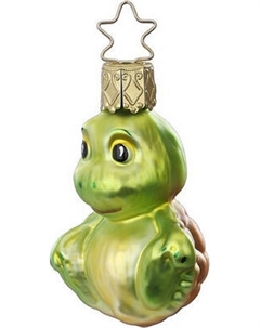 Елочная игрушка Inge's Christmas Miniatures. Мини-черепаха / 10123S021 Inge's christmas