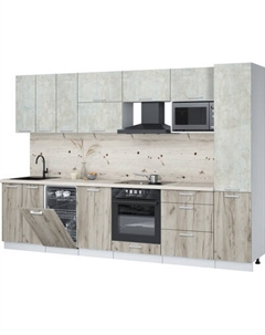 Кухонный гарнитур Интерлиния Мила Лайт 3.1-ПМ4