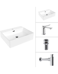 Умывальник со смесителем Lauter 21478 + Allure 21C618С + сифон 21635CH + донный клапан 21190CH