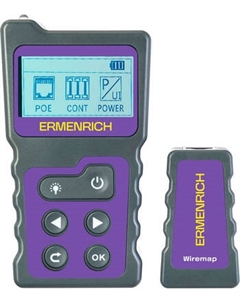 Кабельный тестер Ermenrich NetGeeks NP25 / 85299