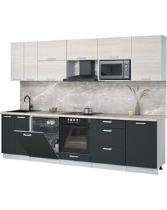 Кухонный гарнитур Интерлиния Мила Лайт 2.9-ПМ2