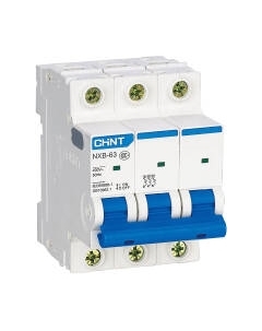 Выключатель автоматический Chint NXB-63S 3P 1A 4.5кА C / 296821