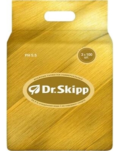 Влажные салфетки Dr.Skipp 3x100шт Dr.skipp