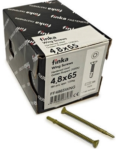 Шуруп Finka Wing Screws С крыльчаткой флюгель 4.8x65 со сверлом TORX25