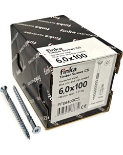 Шуруп Finka Timber Screws CS Конструкционный по дереву TORX30 6x100 потай