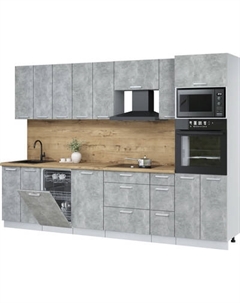 Кухонный гарнитур Интерлиния Мила Лайт 3.0-ПМ3