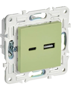 Розетка IEK Skandy SK-U22-D31-K06 Iek