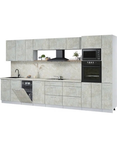 Кухонный гарнитур Интерлиния Мила Лайт 3.8-ПМ3