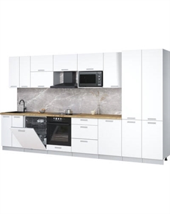 Кухонный гарнитур Интерлиния Мила Лайт 3.7-ПМ2