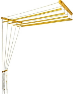 Сушилка для белья Comfort Alumin Group Потолочная Алюминиевая Gold Premium 5 прутьев 1.2м Comfort alumin group