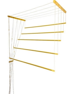 Сушилка для белья Comfort Alumin Group Потолочная Алюминиевая Gold Premium 5 прутьев 2.2м Comfort alumin group