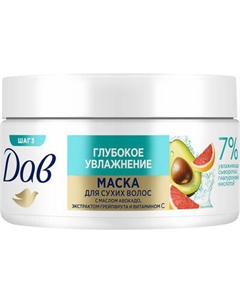 Маска для волос Dove Глубокое увлажнение