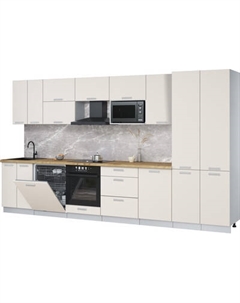 Кухонный гарнитур Интерлиния Мила Лайт 3.7-ПМ2