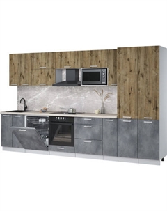 Кухонный гарнитур Интерлиния Мила Лайт 3.5-ПМ2