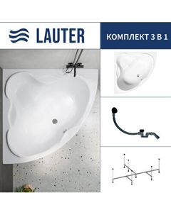 Ванна акриловая Lauter Riviera 150x150 / 21050150