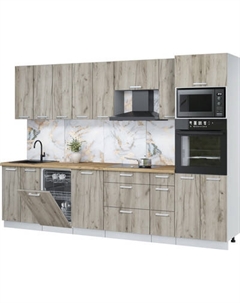 Кухонный гарнитур Интерлиния Мила Лайт 3.0-ПМ3