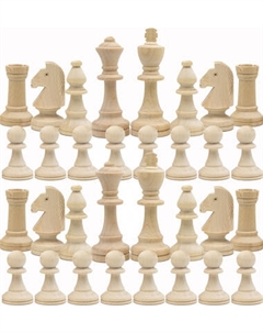 Набор заготовок для творчества Брестская Фабрика Сувениров Неокраш. шахматные фигуры / ch_blank_cl Брестская фабрика сувениров