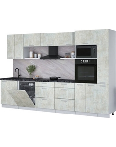 Кухонный гарнитур Интерлиния Мила Лайт 3.3-ПМ1