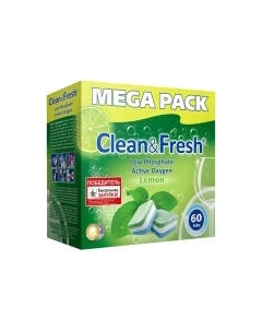 Таблетки для посудомоечных машин Clean & Fresh All in 1 Clean & fresh