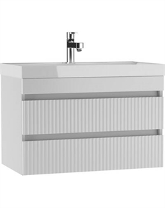 Тумба под умывальник Айсберг Unit 80 Бриз с двумя ящиками В2