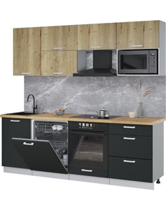 Кухонный гарнитур Интерлиния Мила Лайт 2.3-ПМ2