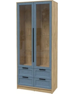 Шкаф с витриной Интерлиния Концепт Тренд КТ-ШВ2