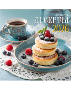 Календарь настенный Listoff Десерты. 2026 год / КПКС2612