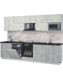 Кухонный гарнитур Интерлиния Мила Лайт 3.0-ПМ2