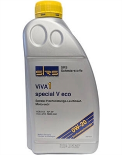 Моторное масло SRS Viva 1 Special V Eco 0W20 Srs