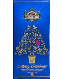 Чай пакетированный Basilur Рождественский адвент-календарь Ассорти Том II